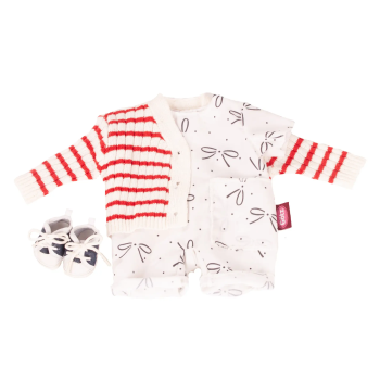 Götz 3403655 Bekleidung für Babypuppen - Babykombi The Bow Gr. S