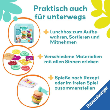 Preview: Ravensburger 34060 Steck- und Spiel-Set - Fingerfood