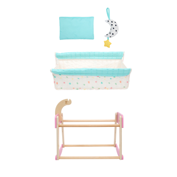 Preview: HAPE 3608 Puppenwiege „Sweet Dreams“