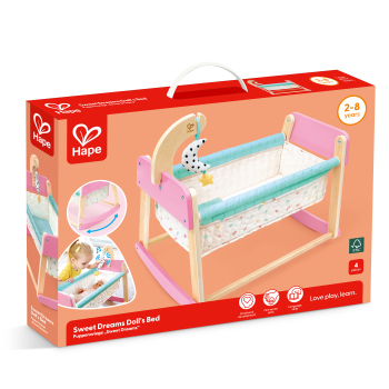 HAPE 3608 Puppenwiege „Sweet Dreams“