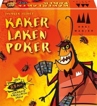 DREI MAGIER SPIELE 40829 Kartenspiel - KAKERLAKENPOKER