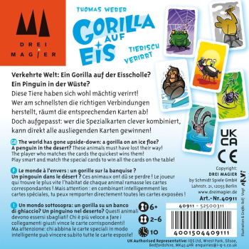Preview: Drei Magier® 40911 Kartenspiel - Gorilla auf Eis