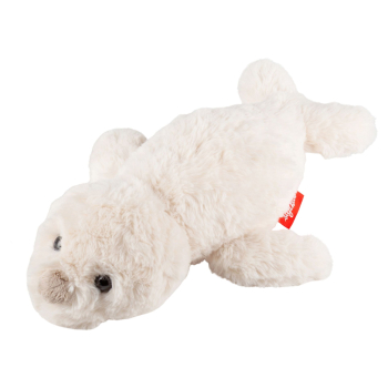 Sigikid 43578 Kuschel Robbe weiß - Flauscherie