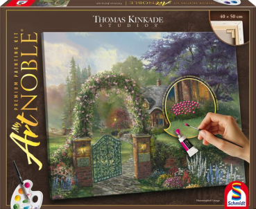 Schmidt-Spiele 46166 My ArtNOBLE - Thomas Kinkade - Humminbird Cottage