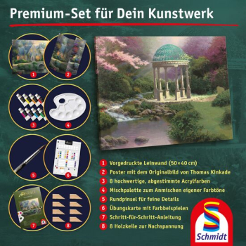 Preview: Schmidt-Spiele 46169 My ArtNOBLE - Thomas Kinkade - Pools of Serenity