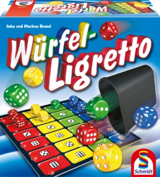Schmidt-Spiele 49611 Familienspiel - Würfel-Ligretto