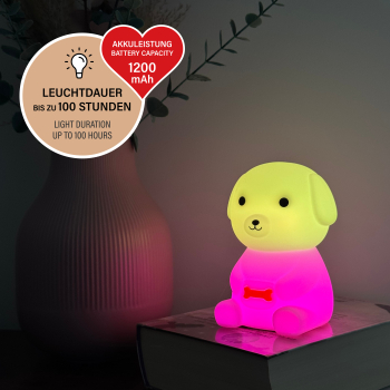 FH Lighting 50437 Nachtlicht - Hund Leo