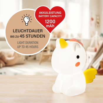 FH Lighting 50439 Nachtlicht - Einhorn Emily