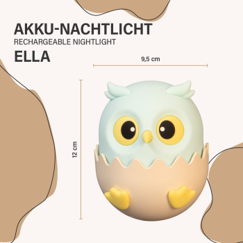 Preview: FH Lighting 50860 Nachtlicht - Eule Ella