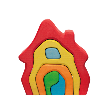 Glückskäfer 523255 - Märchenhaus rot