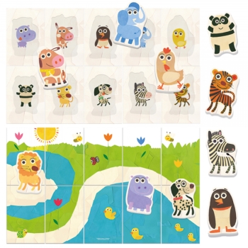 Preview: HEADU 52477 Montessori-Spiel - Meine ersten Logikkarten