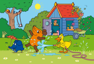 Preview: Schmidt-Spiele 56213 Kinderpuzzle Die Maus - Viel Spaß mit der Maus