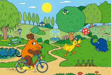 Preview: Schmidt-Spiele 56213 Kinderpuzzle Die Maus - Viel Spaß mit der Maus