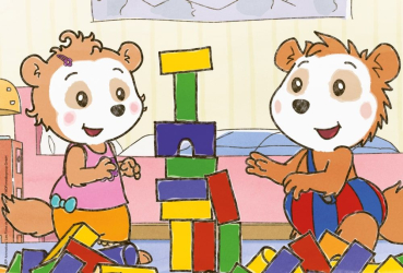 Preview: Schmidt-Spiele 56414 Kinderpuzzle - Freunde und Familie