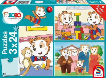 Schmidt-Spiele 56414 Kinderpuzzle - Freunde und Familie