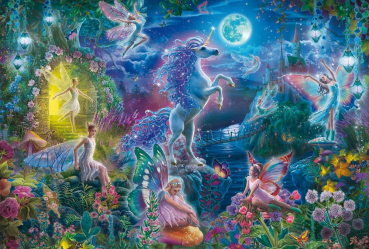 Schmidt-Spiele 56576 Kinderpuzzle - Das Märchen vom Einhorn