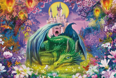 Schmidt-Spiele 56577 Kinderpuzzle - Kleiner Drache