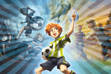Schmidt-Spiele 56595 Kinderpuzzle - Fussballbande