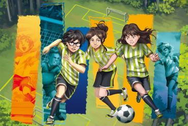 Schmidt-Spiele 56597 Kinderpuzzle - Das Team der Fussballbande