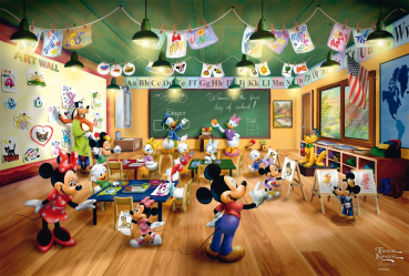 Schmidt-Spiele 56599 Kinderpuzzle - Mickey and Minnie Schoolhouse