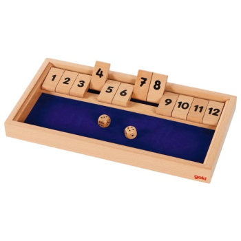 GOKI 56651 Würfelspiel - Shut the box