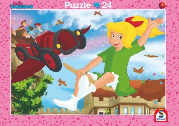 Schmidt-Spiele 56767 Plattenpuzzle 2 Stück - Bibi Blocksberg