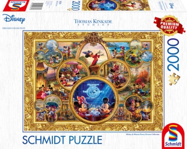 Schmidt-Spiele 57371 Puzzle Disney Dreams Collections - Mickey & Minnie