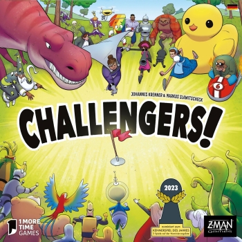 ASMODEE 57425 Familienspiel - Challengers!