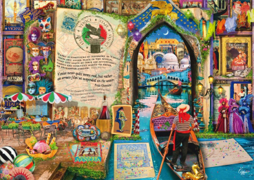Schmidt-Spiele 58597 Puzzle Aimee Stewart: Erinnerungen an Venedig