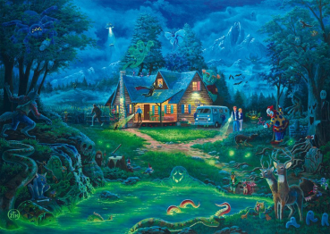 Schmidt-Spiele 58607 Puzzle Zac Kinkade: Das Spukhaus