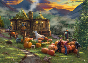 Schmidt-Spiele 58660 Puzzle Thomas Kinkade: Harry Potter™ - Hagrid‘s Hut