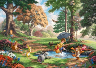 Schmidt-Spiele 59689 Puzzle Thomas Kinkade Studios - Winnie The Pooh