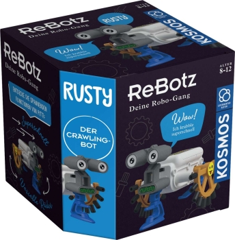 KOSMOS 602574 Experimentierkasten - ReBotz - Rusty der Crawling Bot