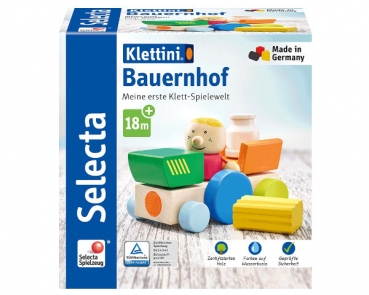 Selecta 62076 Klettini® Bauernhof - Klett-Stapelspielzeug