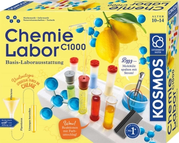 KOSMOS 645540 Experimentierkasten - Chemielabor C1000