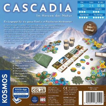Preview: KOSMOS 682590 Familienspiel - Cascadia