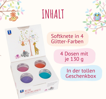 Feuchtmann 81544 MEINE LIEBLINGSKNETE - Glitter Edition