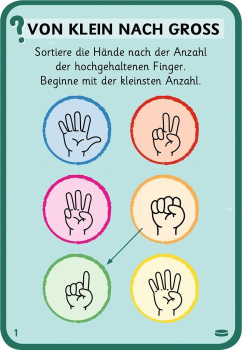 Preview: MOSES 90976 Klick Klack Klug Kartenset - Erstes Rechnen ab 5 Jahren