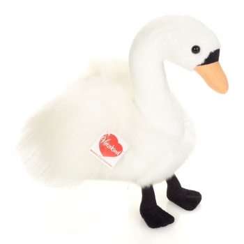 Teddy Hermann 93951 - Schwan Lizzy, 20 cm