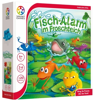 SMART GAMES SG501 Kinderspiel - Fisch-Alarm im Froschteich
