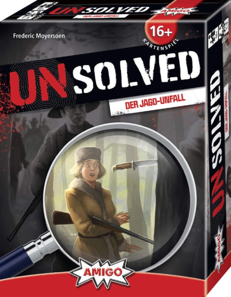 AMIGO 02251 Familienspiel - Unsolved - Der Jagd-Unfall