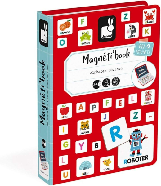 Janod 02713 Magnetbuch - Alphabet