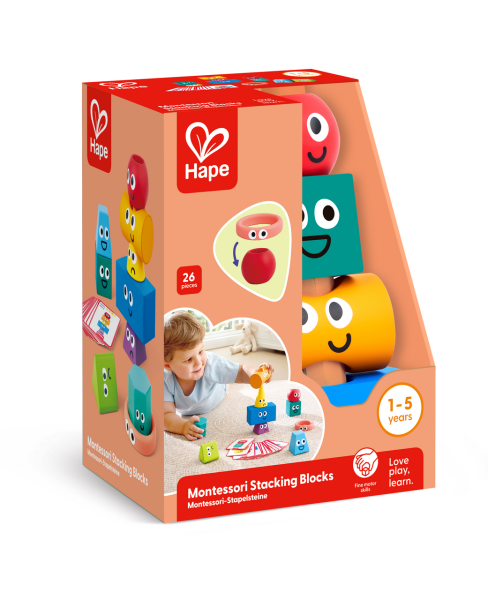HAPE 0531 Montessori-Stapelsteine