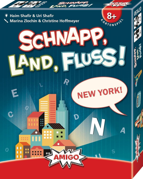 AMIGO 07930 Kartenspiel - Schnapp, Land, Fluss !