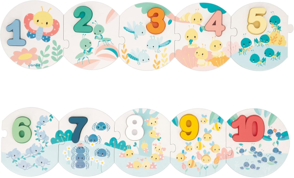 Janod 08042 Puzzle - Meine ersten Zahlen