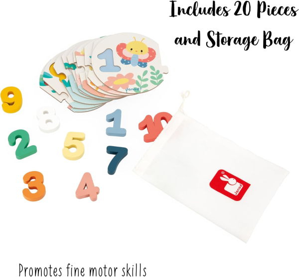 Janod 08042 Puzzle - Meine ersten Zahlen