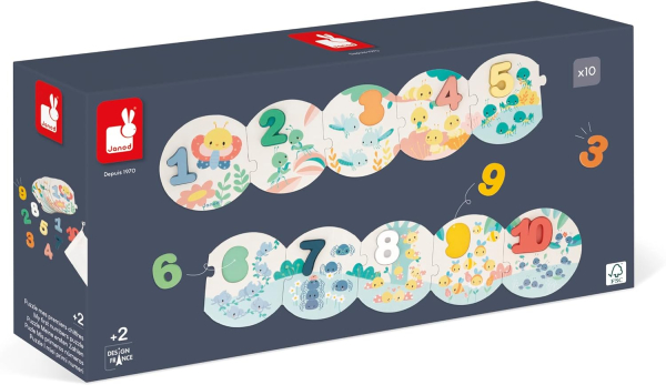 Janod 08042 Puzzle - Meine ersten Zahlen