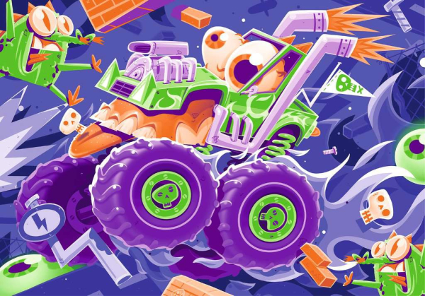 Ravensburger 12004259 Kinderpuzzle - Monster Trucks