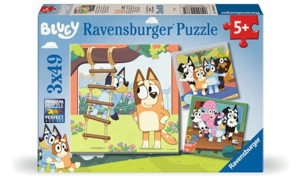 Ravensburger 12004378 Kinderpuzzle - Bluey - Erinnerungen schaffen
