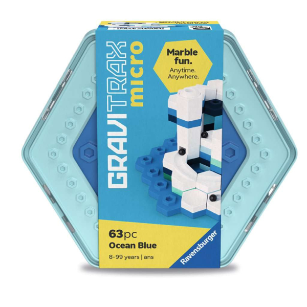 Ravensburger 12020023 GraviTrax micro - Ocean Blue (63 pc)